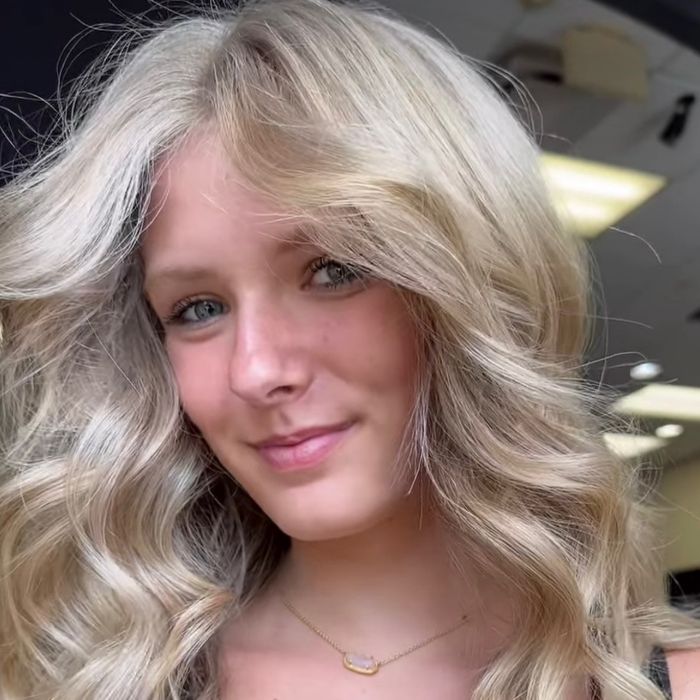 woman's hair with customized blondes